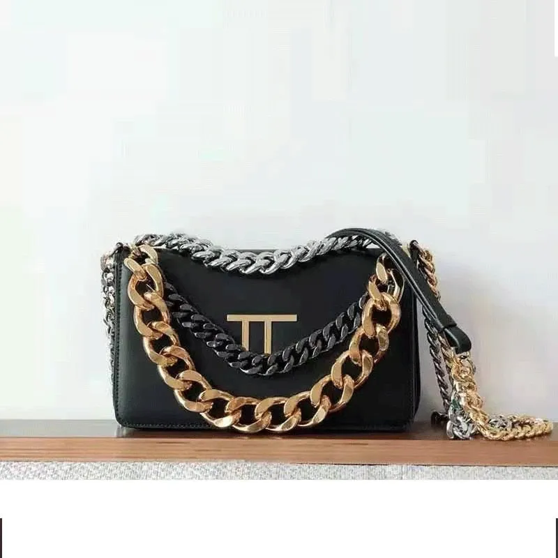 cowhide covers all kinds of chain messenger bags