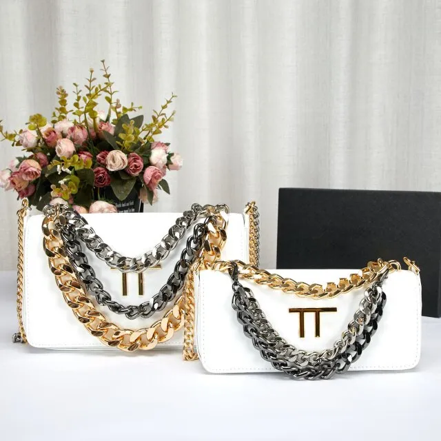 cowhide covers all kinds of chain messenger bags