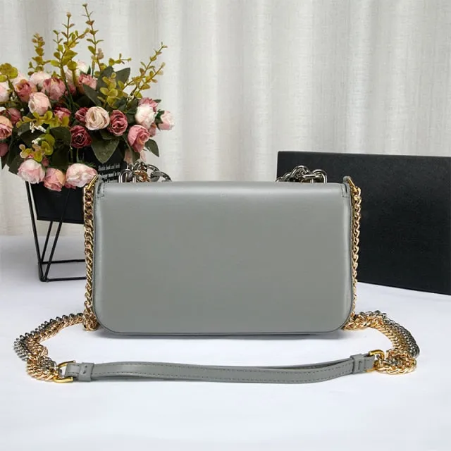 cowhide covers all kinds of chain messenger bags