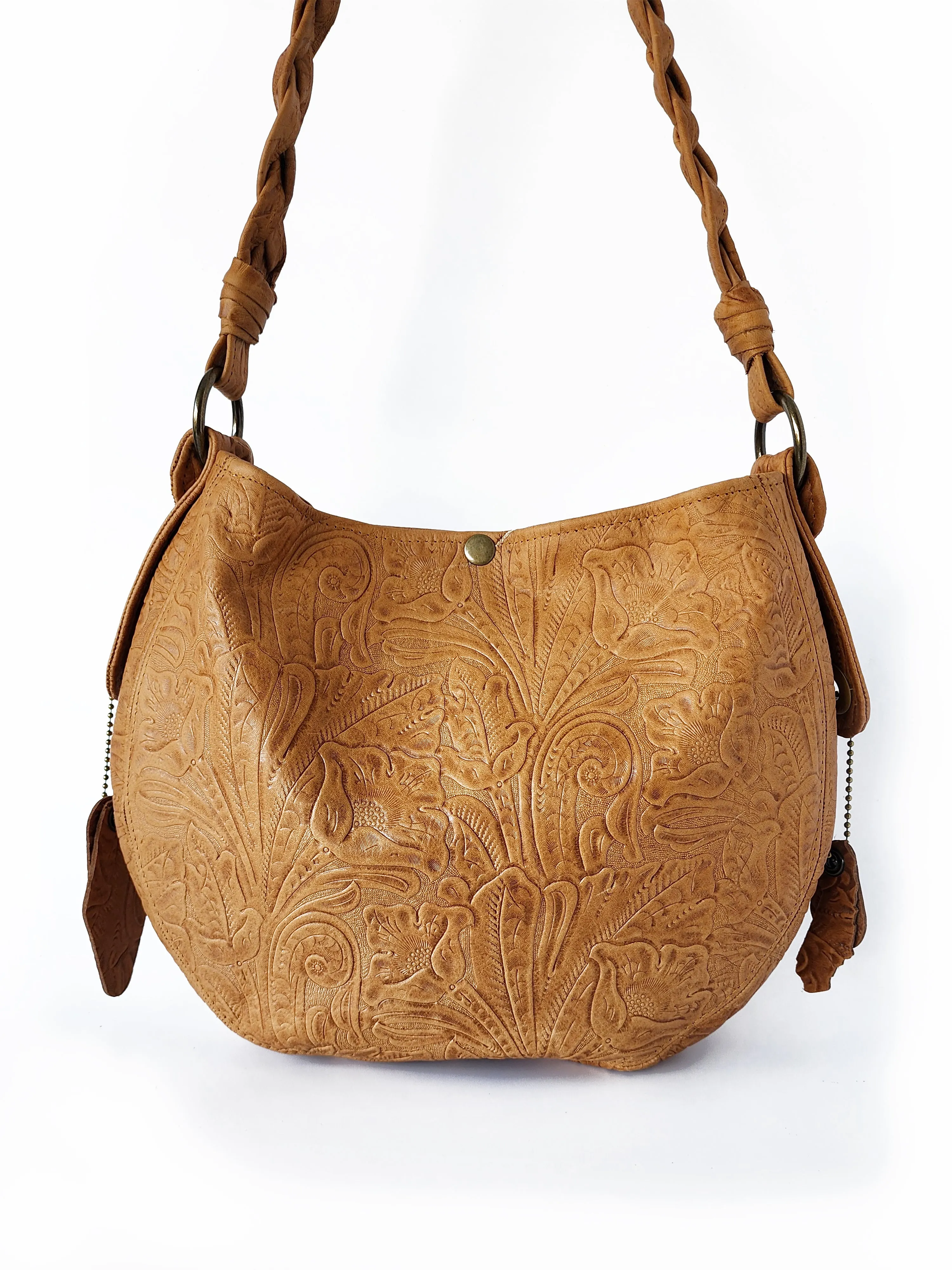 Dakota Companion Bag - Tawny Embossed Floral