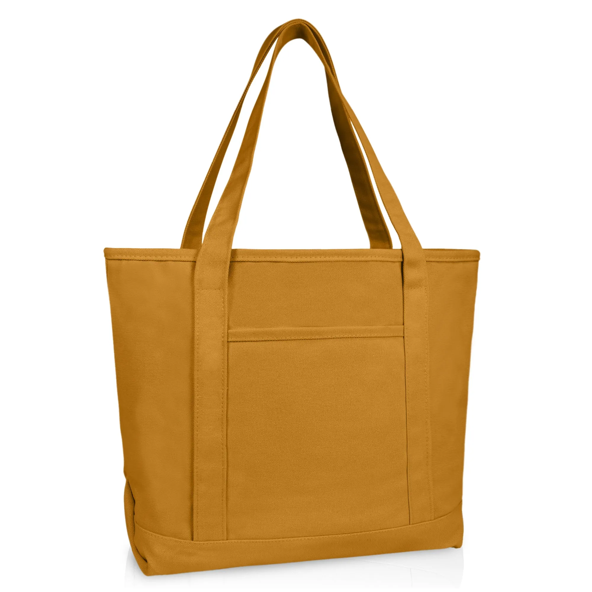 Dalix  20" Solid Color Soft Canvas Tote Bag