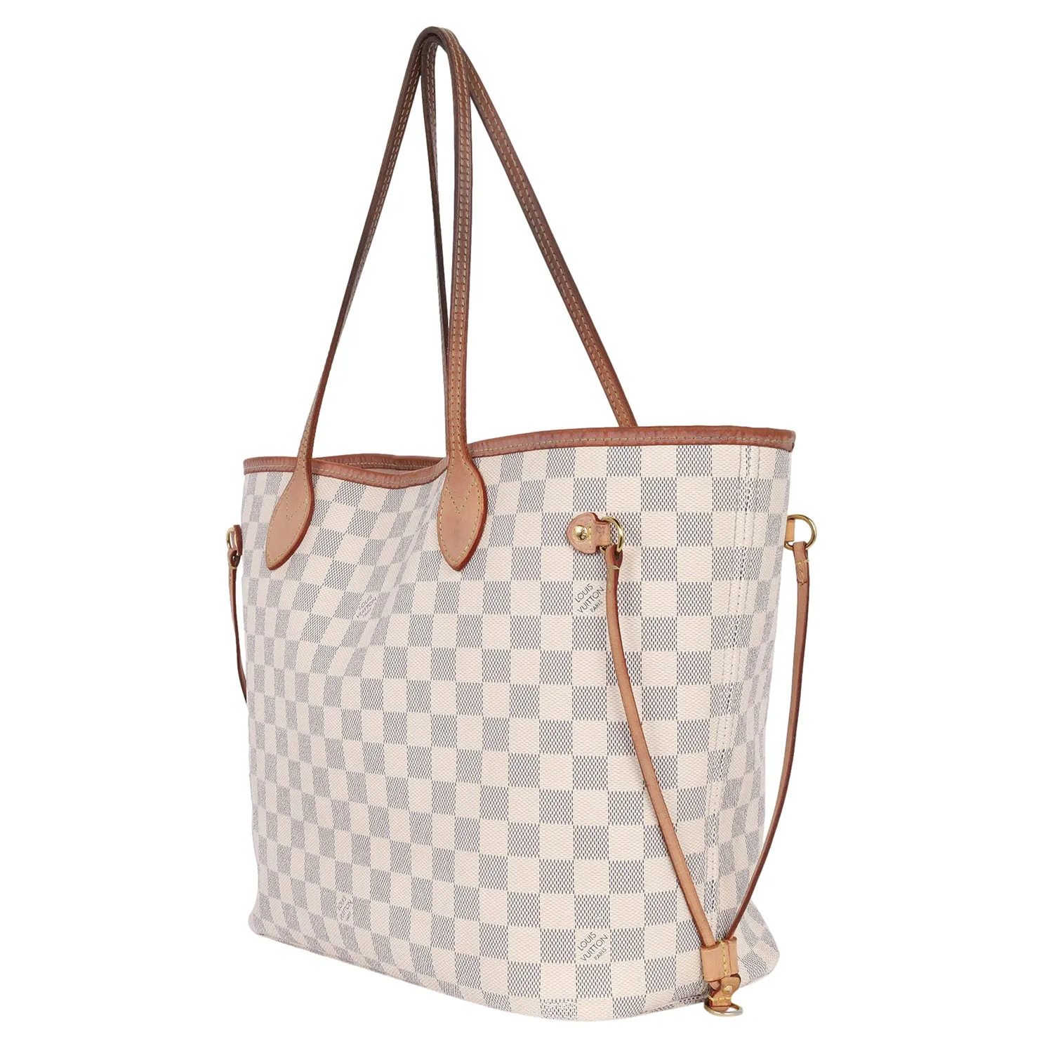 Damier Azur Canvas Neverfull MM Tote