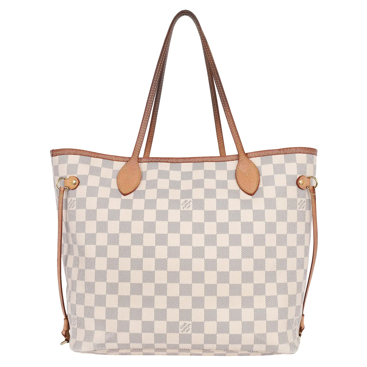 Damier Azur Canvas Neverfull MM Tote
