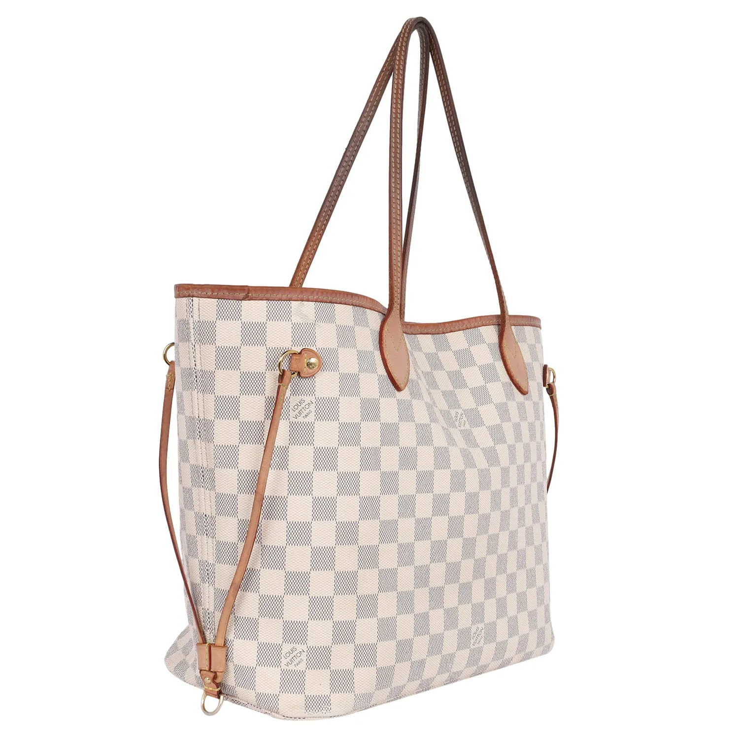 Damier Azur Canvas Neverfull MM Tote