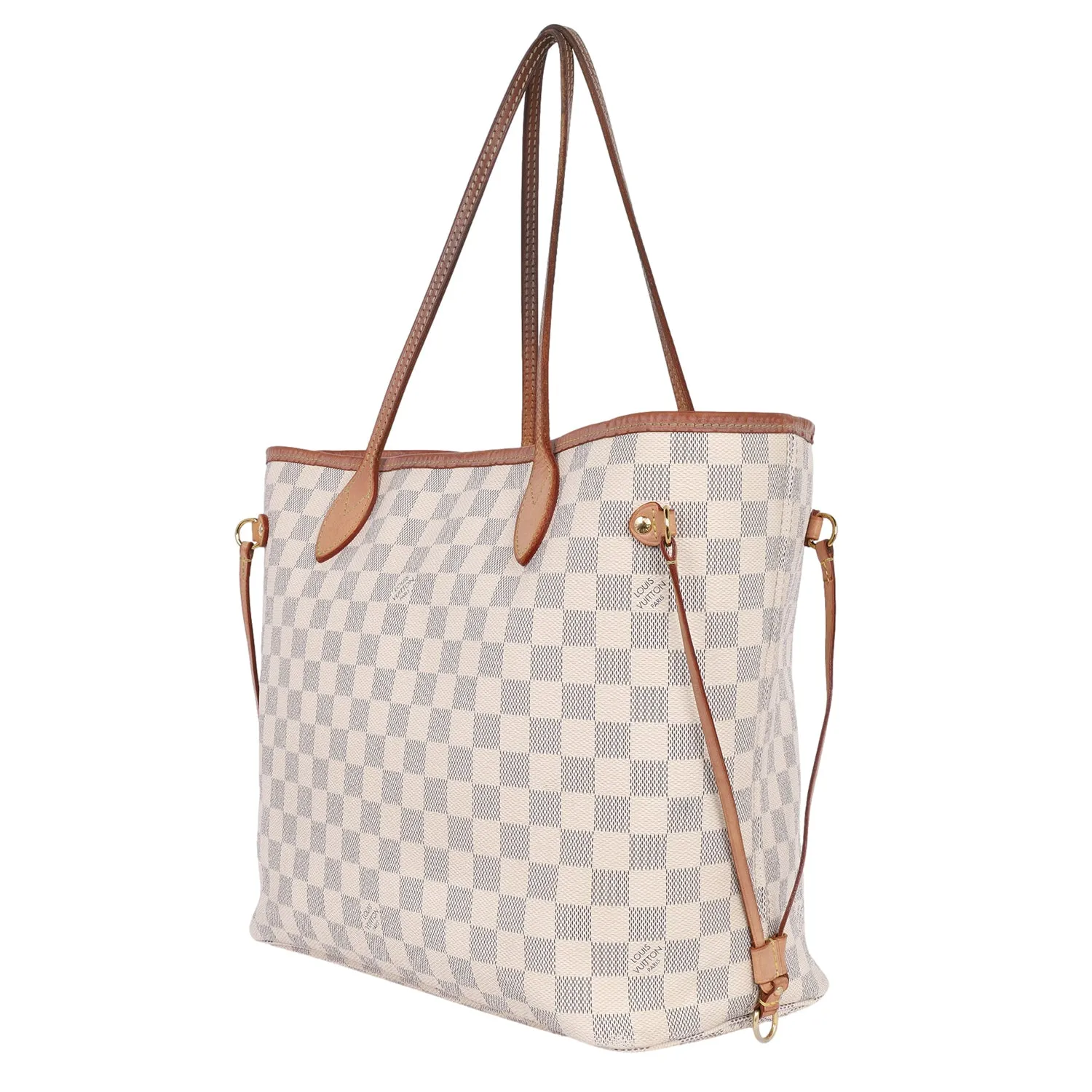 Damier Azur Canvas Neverfull MM Tote