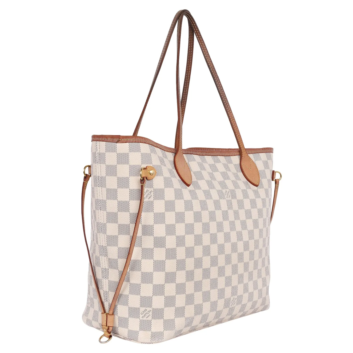 Damier Azur Canvas Neverfull MM Tote