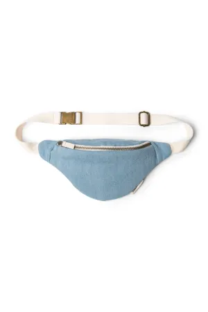 Denim Solid Mini Fanny Pack