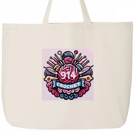 Design Your Own Custom Printed Large Canvas Tote Bag