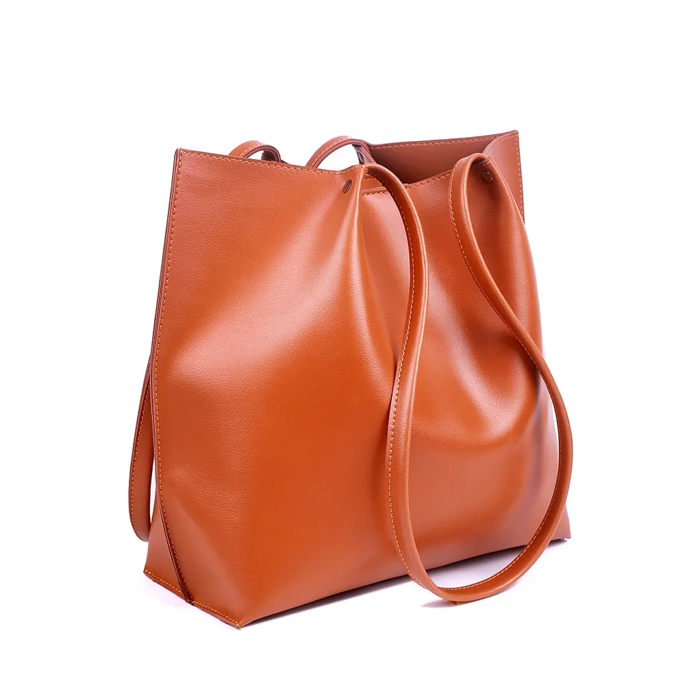 Designer Brown Tote Bag
