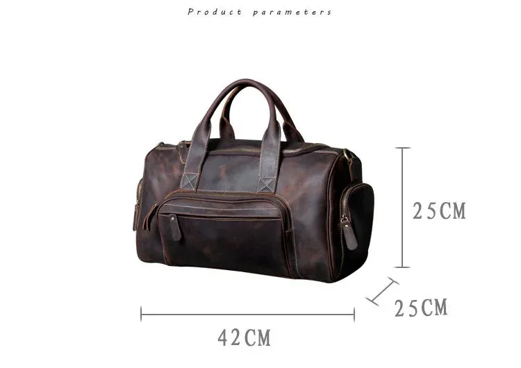 Designer Doctors Bag Business Travel Bag Genuine Leather Shoe Duffle Bag