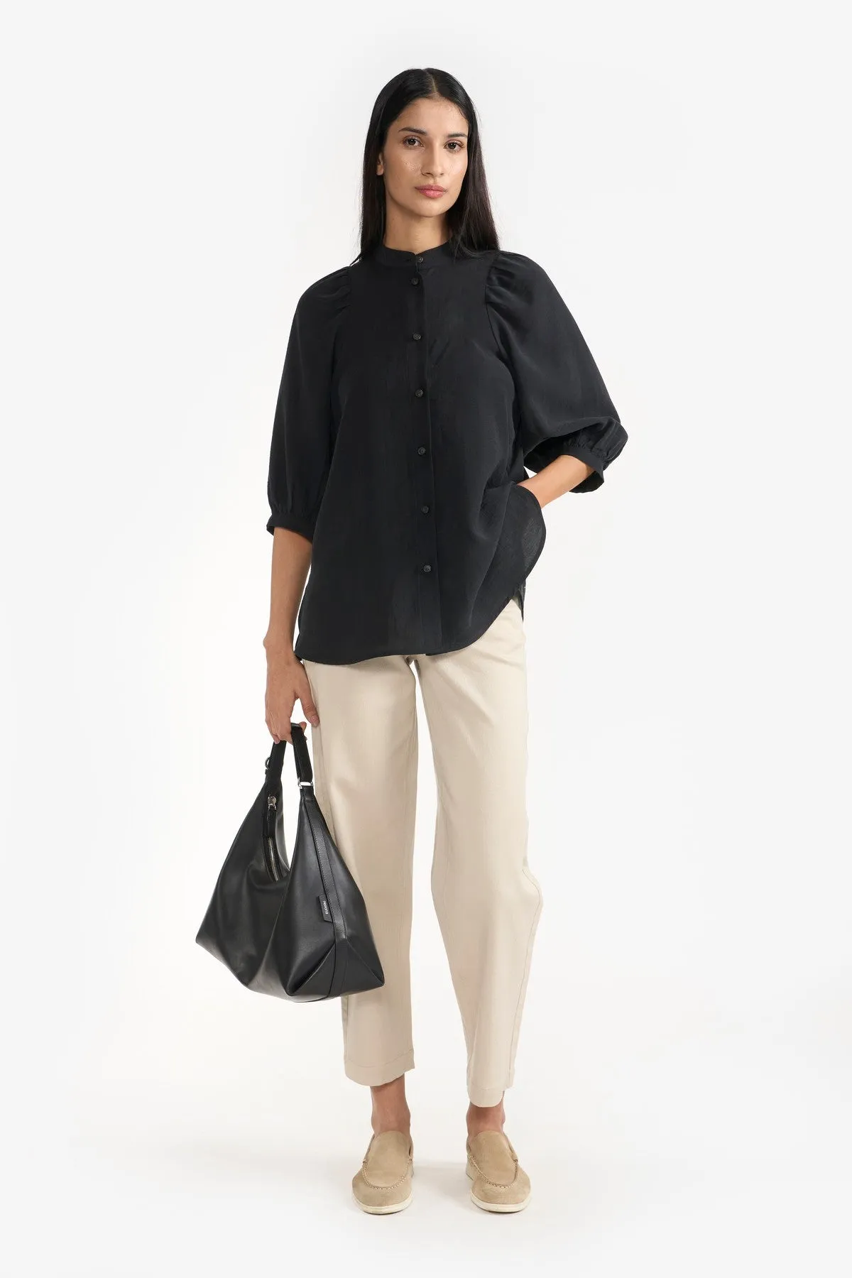 DIANA BLACK TOTE BAG