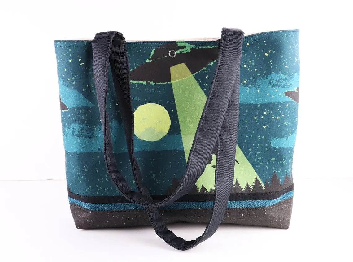 Dinosaur Abduction Shoulder Bag Purse