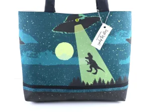 Dinosaur Abduction Shoulder Bag Purse