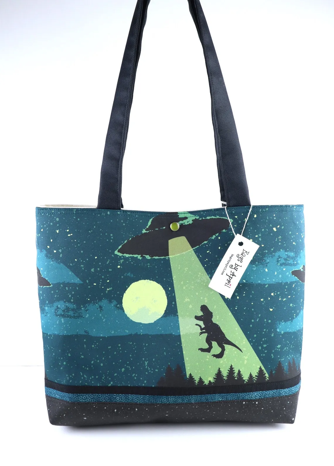Dinosaur Abduction Shoulder Bag Purse