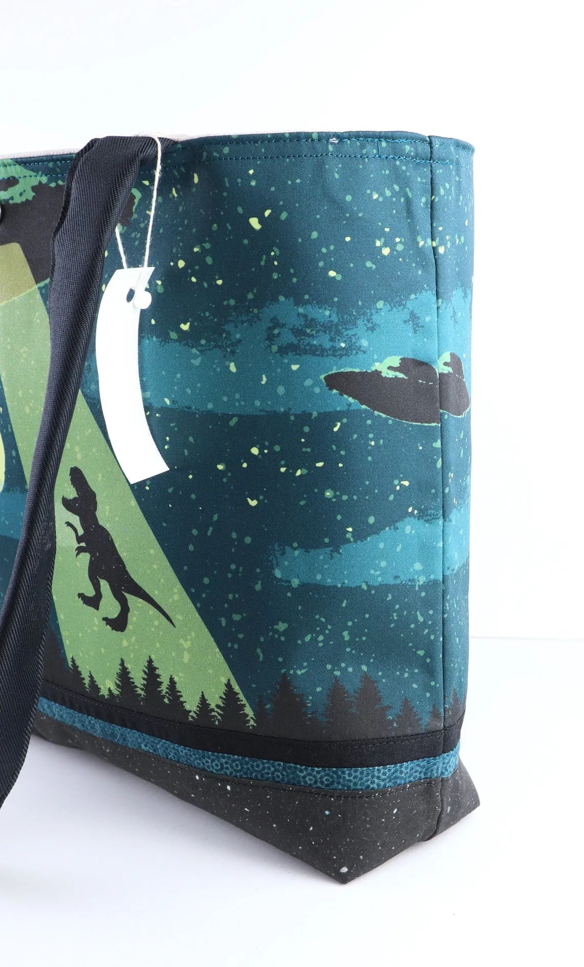 Dinosaur Abduction Shoulder Bag Purse