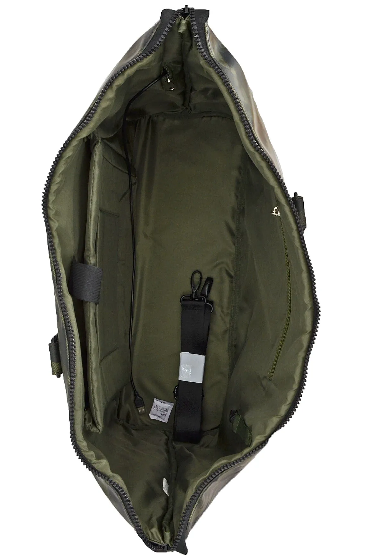 Duchamp Rubberized Duffle Bag with Luggage Tag