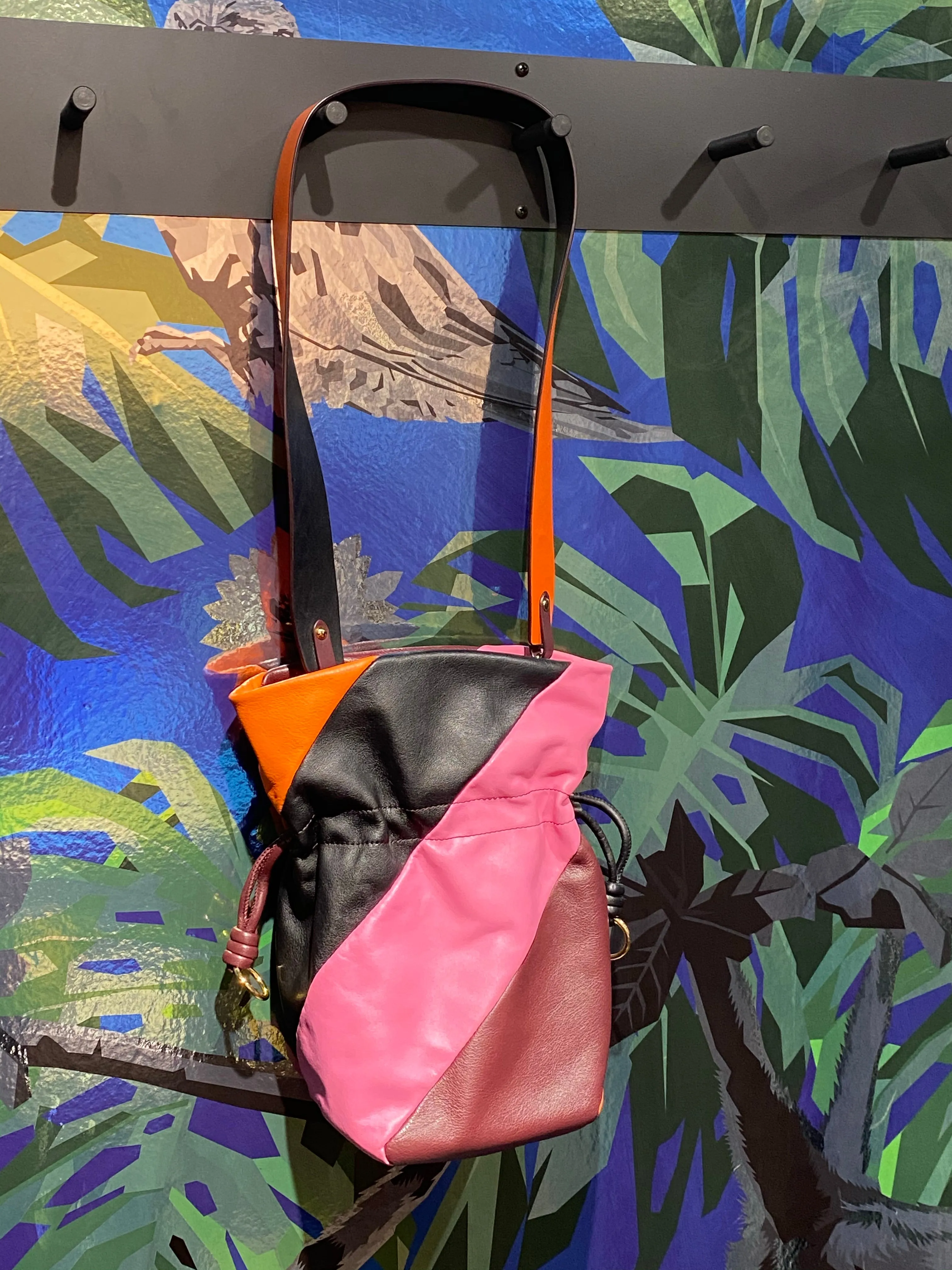 DVF Multicolor Leather Mini Bucket bag