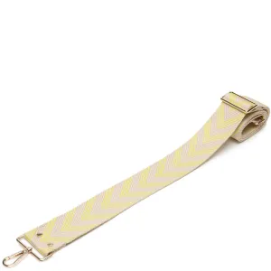 Elie Beaumont Bag Strap - Lemon Chevron