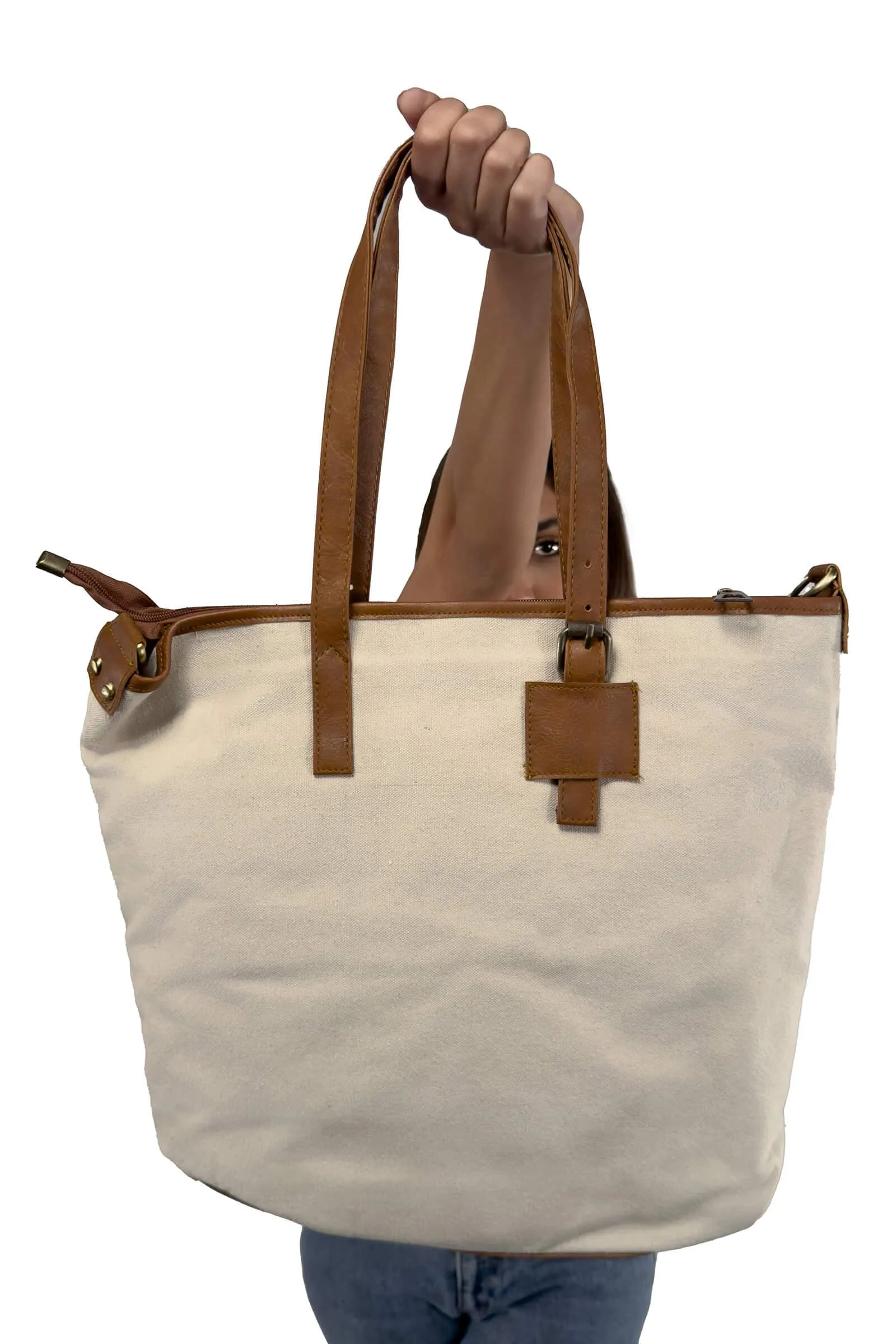 Embroidered Grace Amira Tote Bag