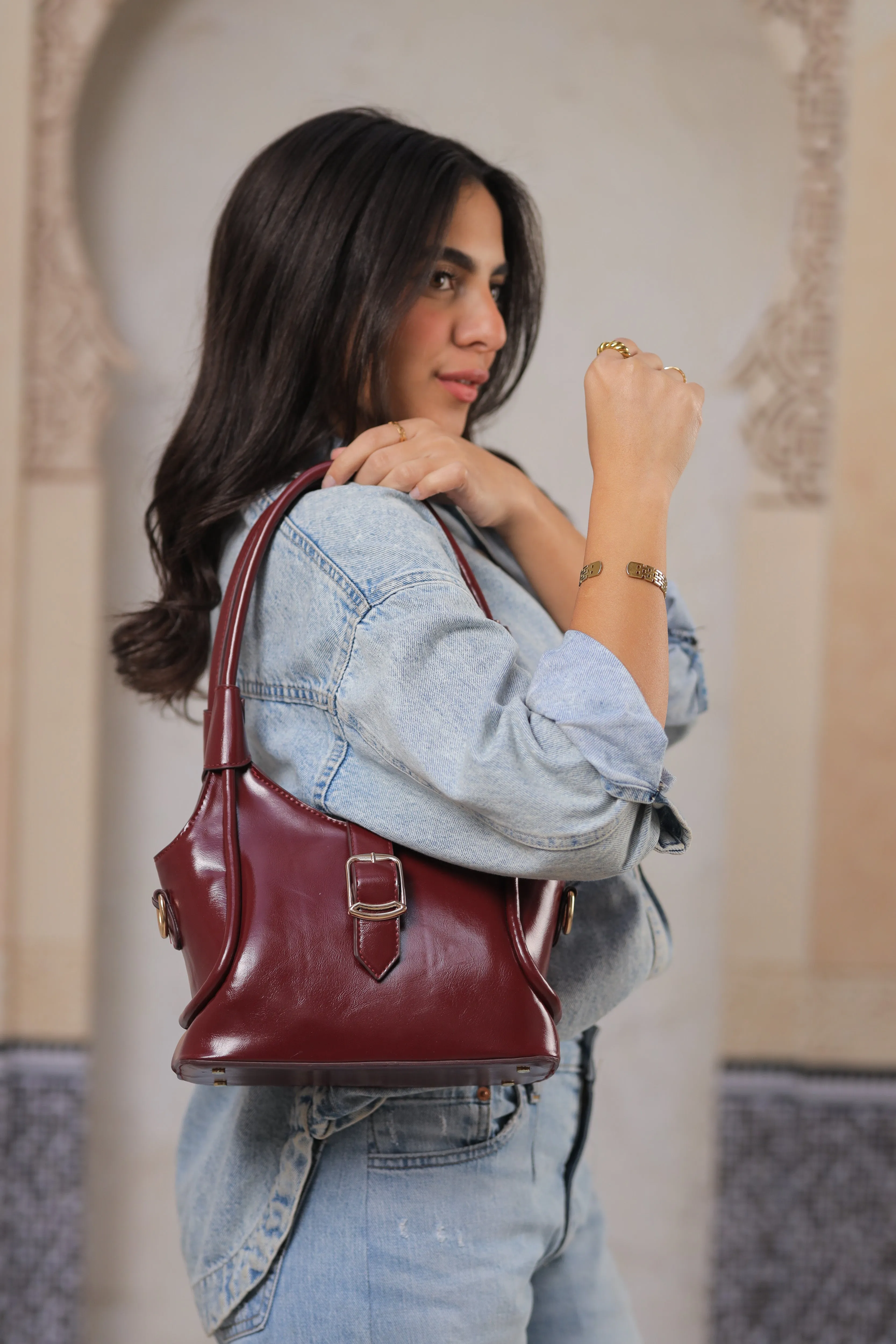 Everyday Essentials Tote Bag - Burgundy