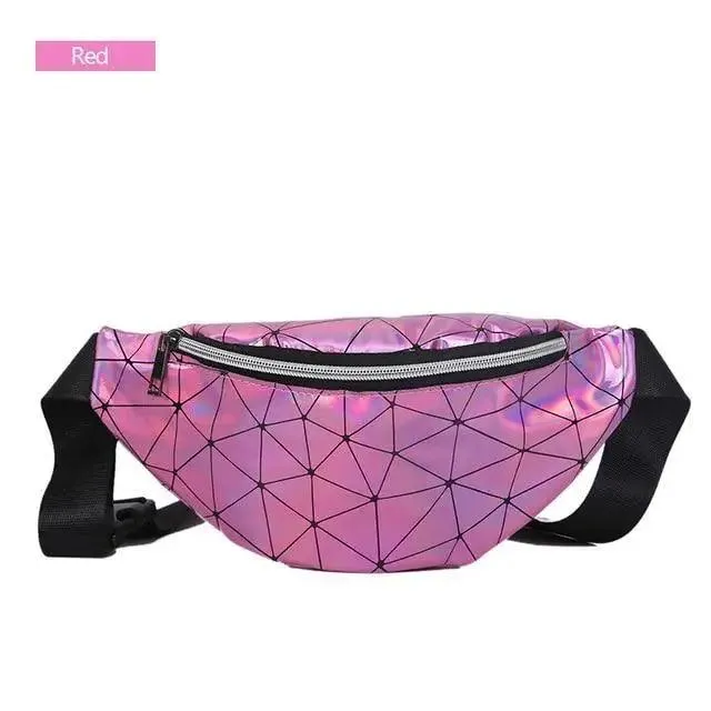 Fashion Holographic Women Waist Bags Modern Fanny Pack Adjustable Belt Bag Excellent Design Waist Packs Chest Phone Pouch