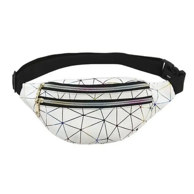 Fashion Holographic Women Waist Bags Modern Fanny Pack Adjustable Belt Bag Excellent Design Waist Packs Chest Phone Pouch