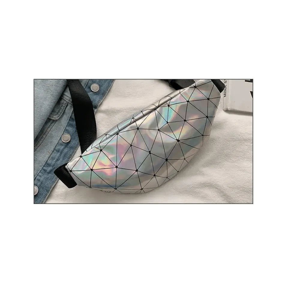 Fashion Holographic Women Waist Bags Modern Fanny Pack Adjustable Belt Bag Excellent Design Waist Packs Chest Phone Pouch