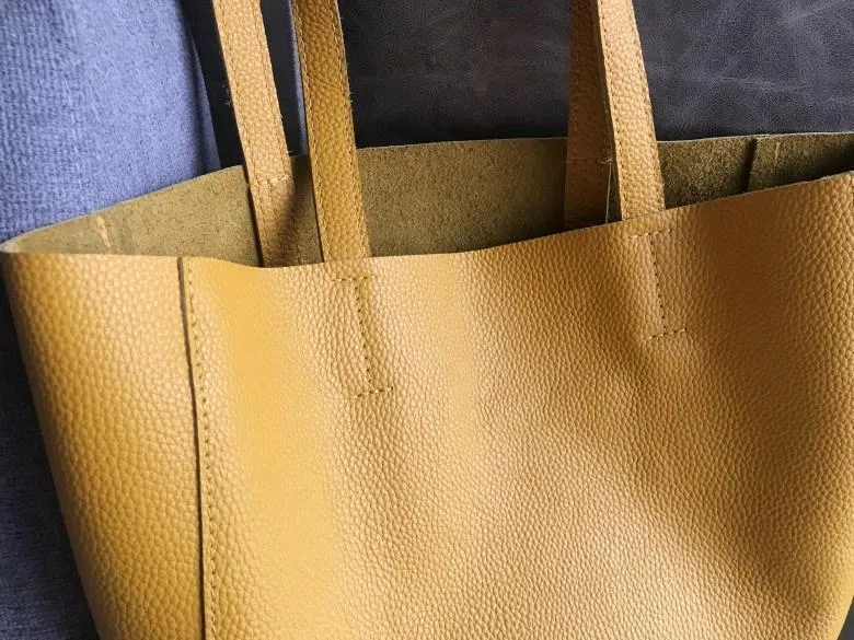 Fashion Womens Black Leather Oversize Tote Bags Black Shoulder Tote Bag Handbag Tote For Women