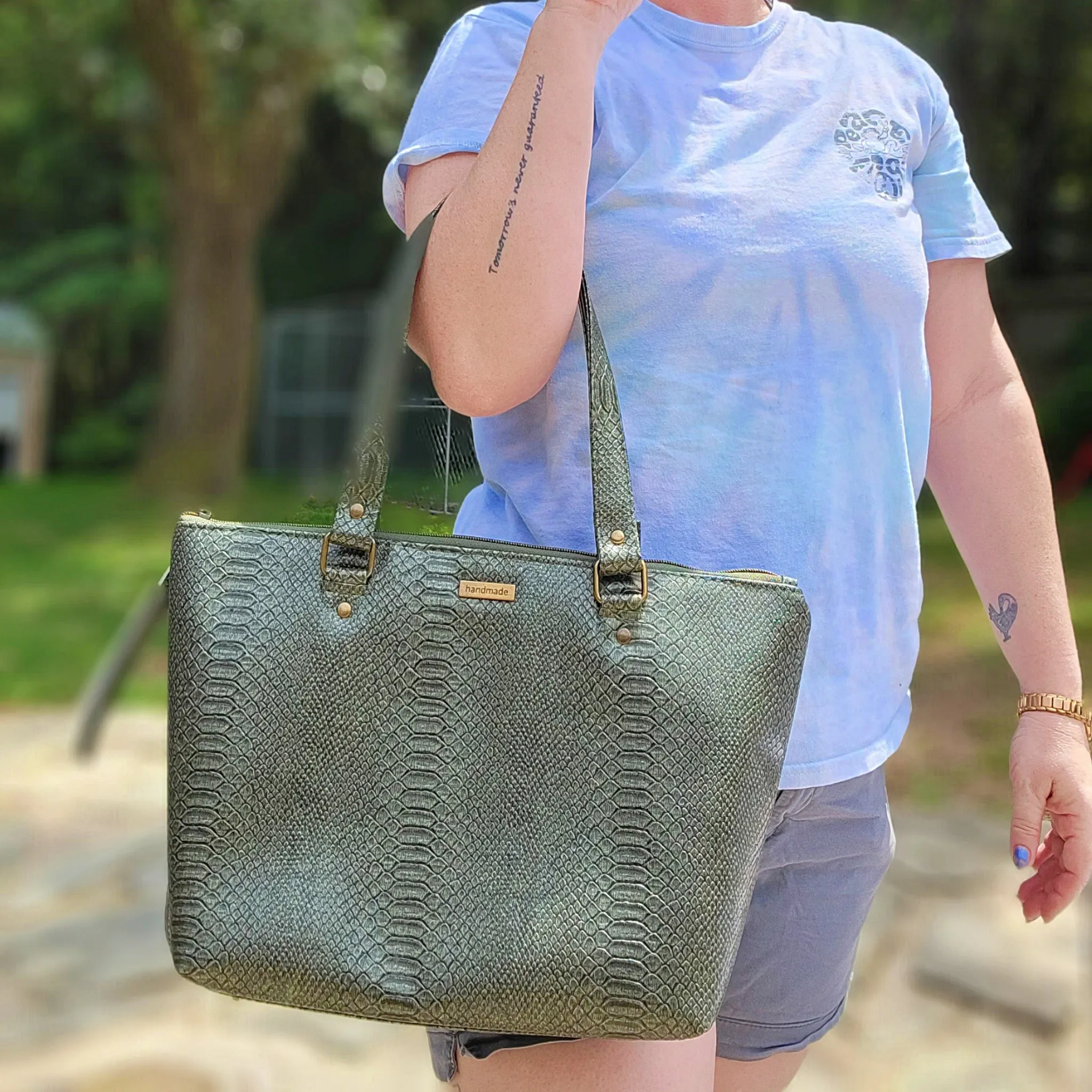 Feels Like Snake Skin Tote Bag