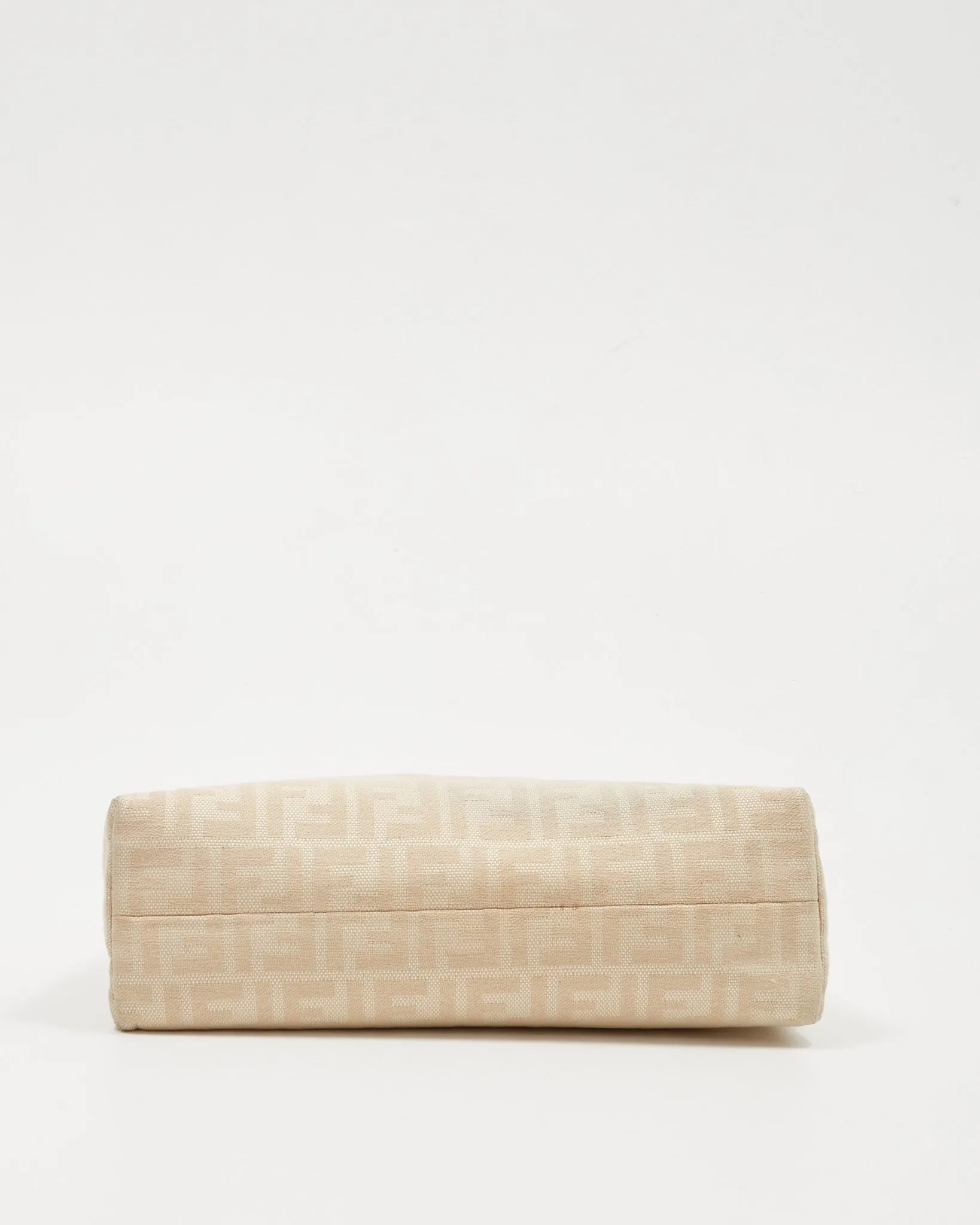 Fendi Beige/White Zucca Print Shoulder Bag