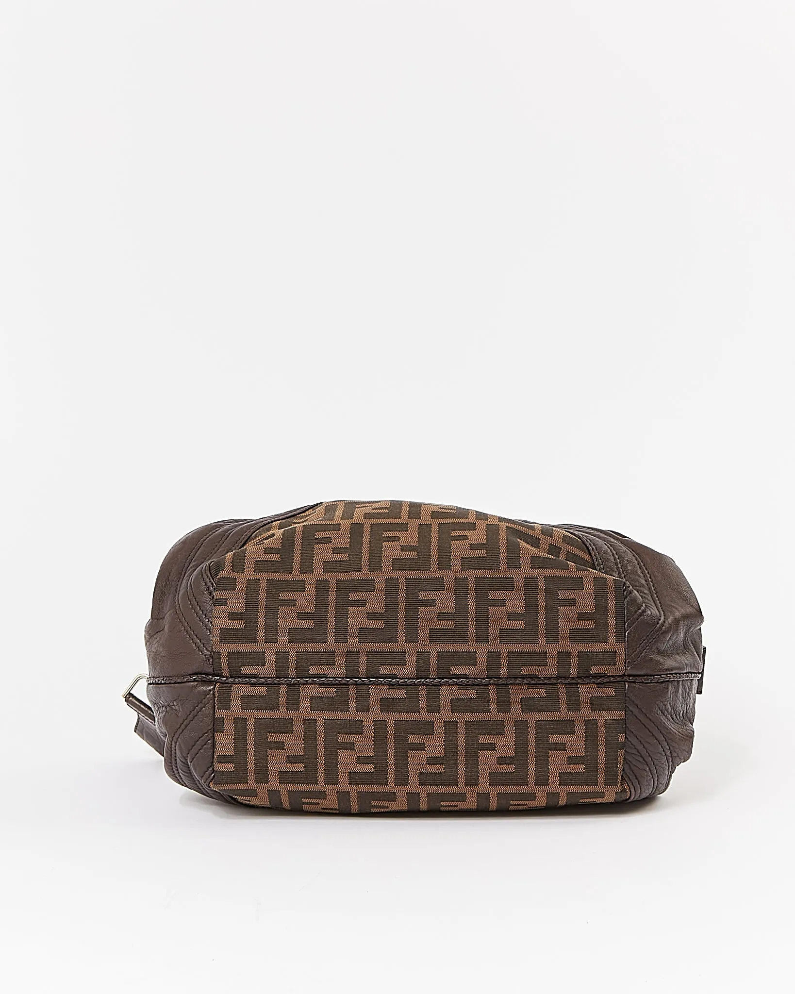 Fendi Brown Zucca Print Canvas & Leather Baby Spy Bag