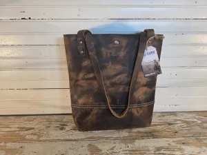 Flathead Leather Tote - Small
