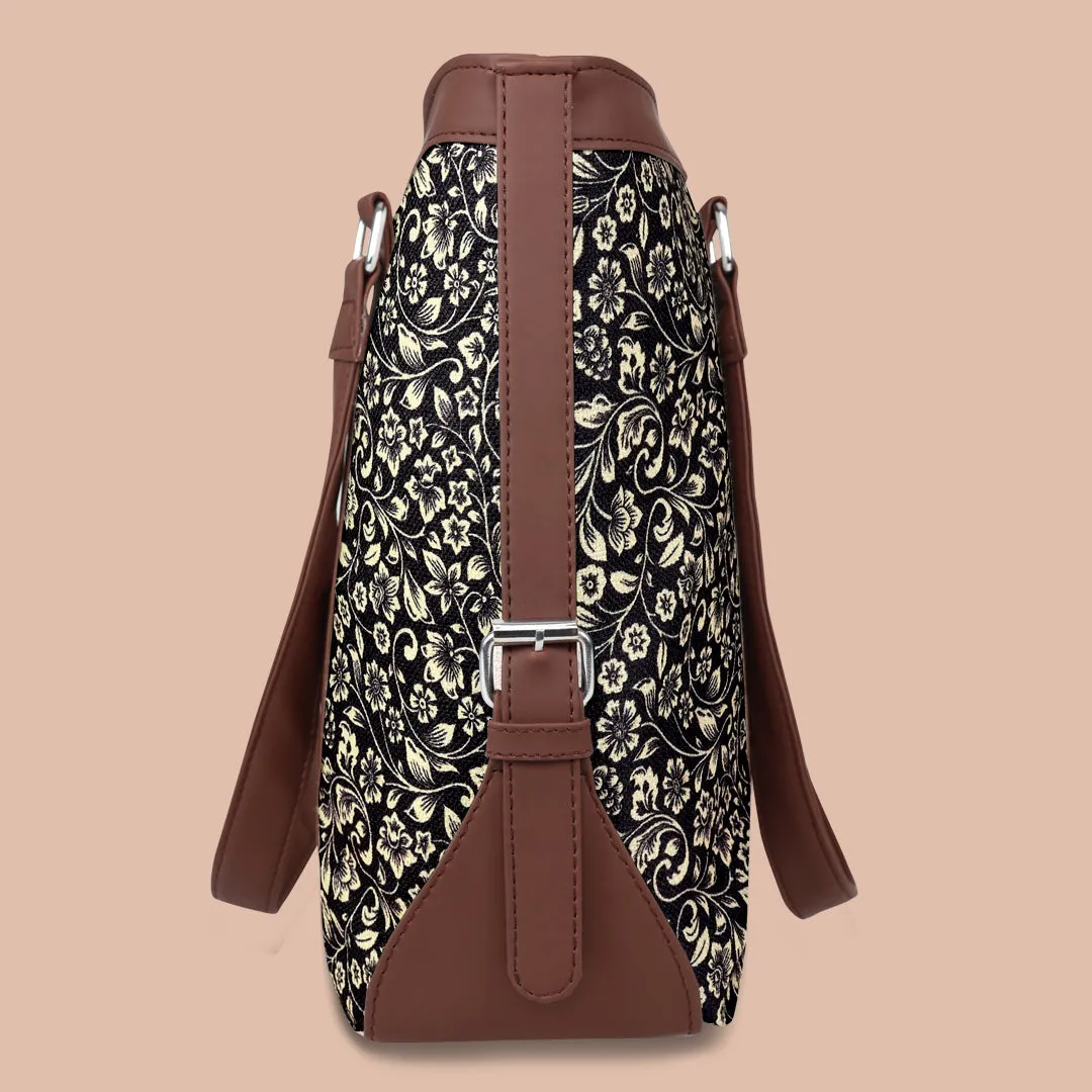 Flower lattice Designer Women's Office HandBag