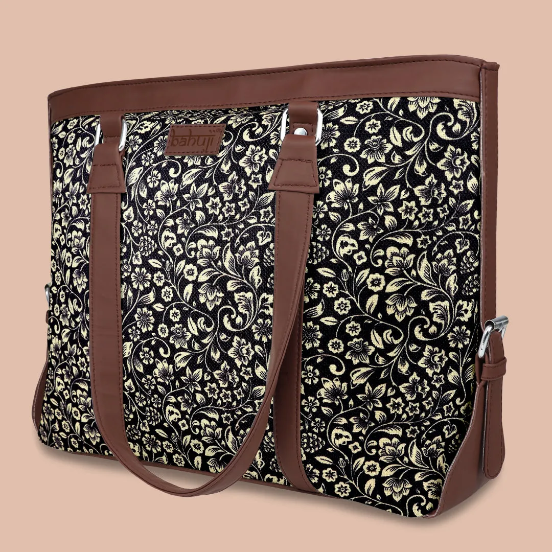 Flower lattice Designer Women's Office HandBag