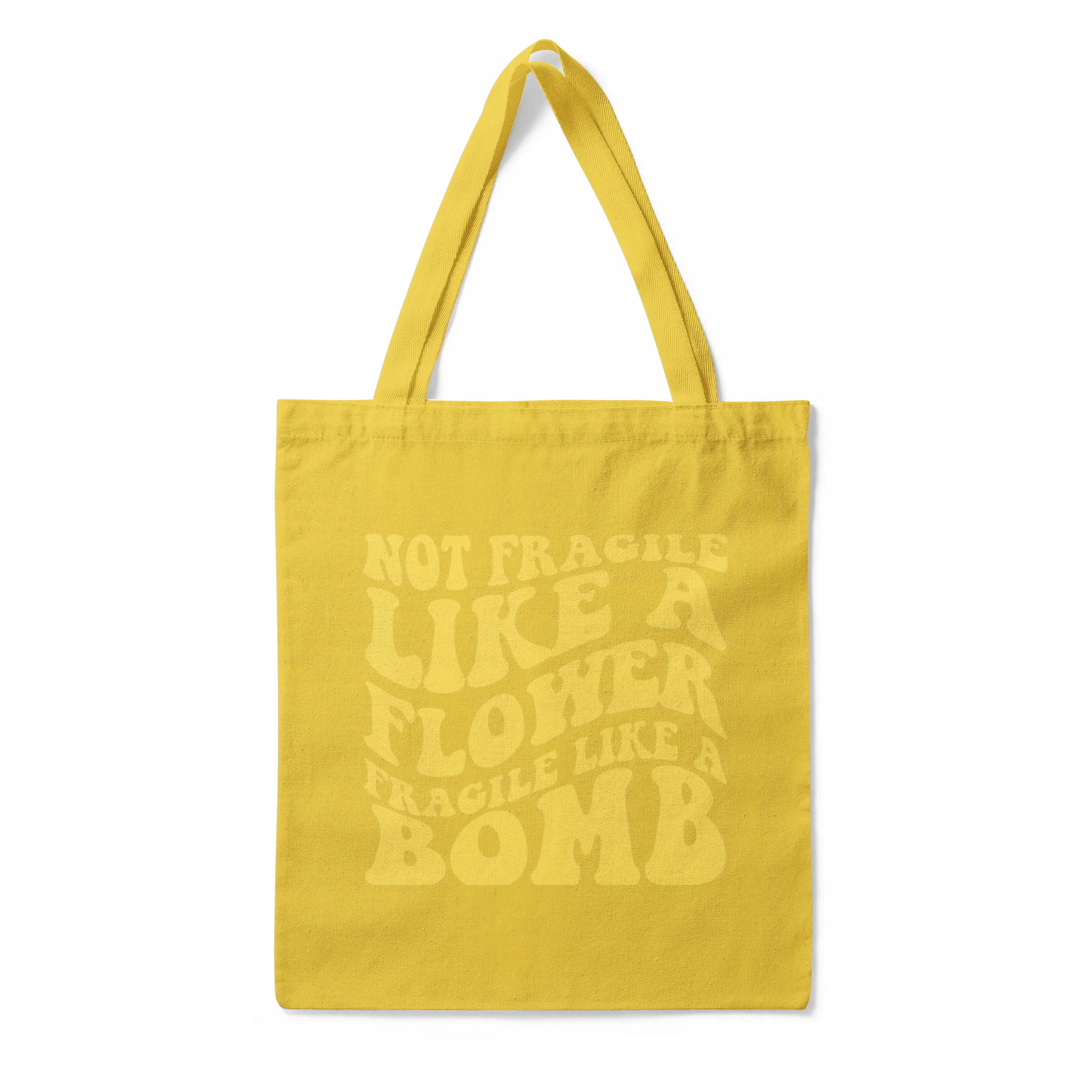 'Frida Kahlo Portrait   Quote' Double-Sided SUNFLOWER Premium Tote Bag