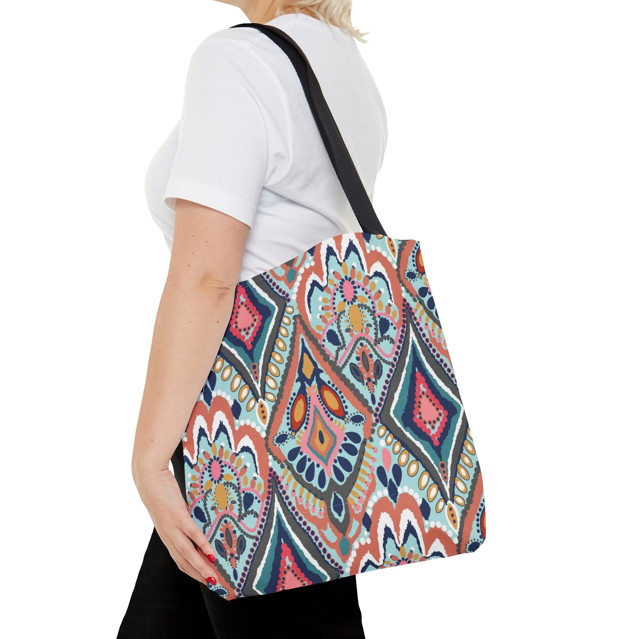 Funky Patterned Tote Bag