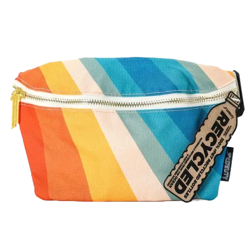 Fydelity Fanny Pack - Ultra Slim Retro Rainbow -