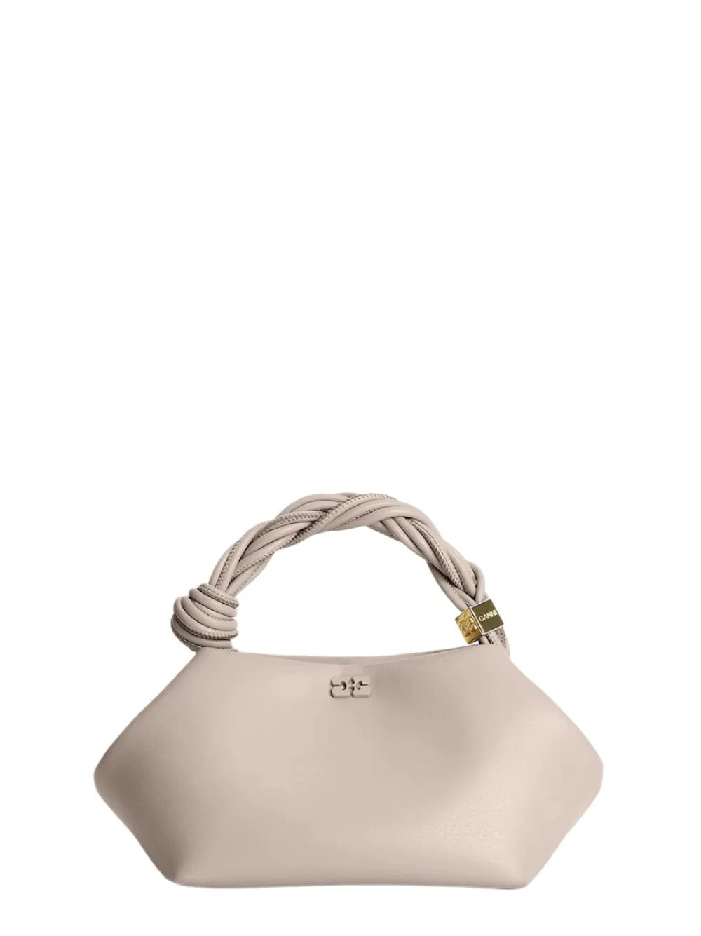 Ganni Oyster Gray Bou Bag in Oyster Grey