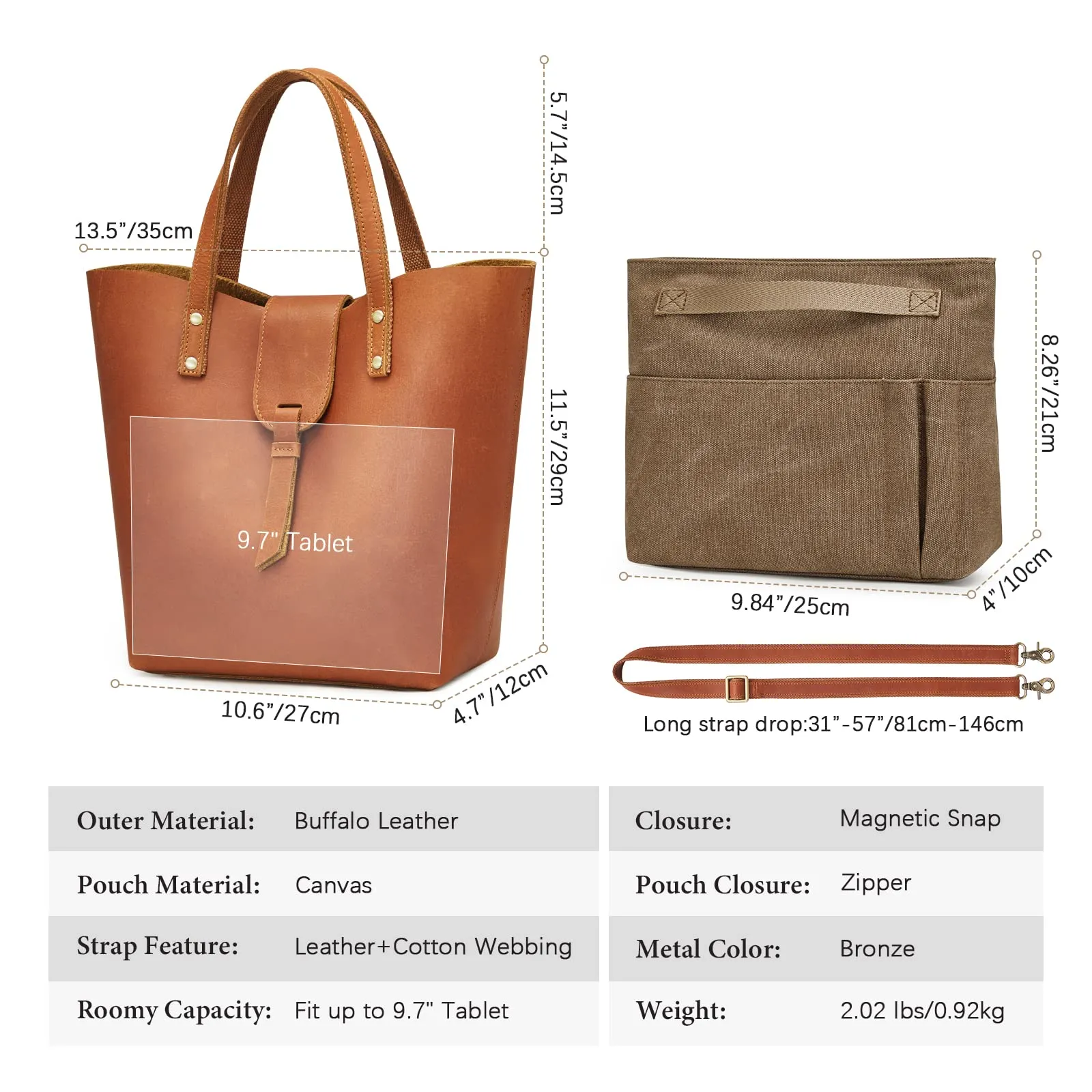 Genuine Leather Top-Handle Crossbody Bags