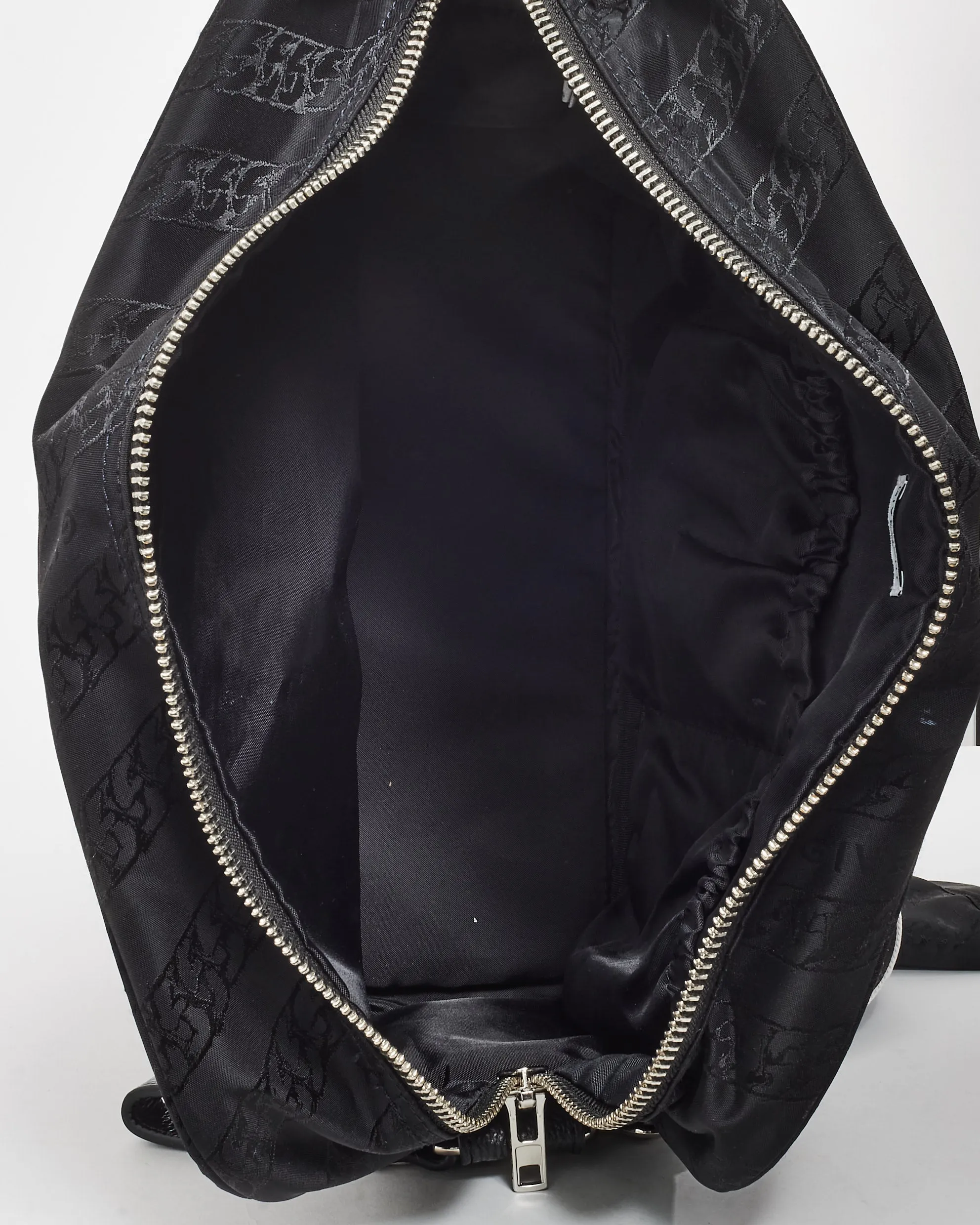 Givenchy Black & White Nylon Logo Diaper Bag