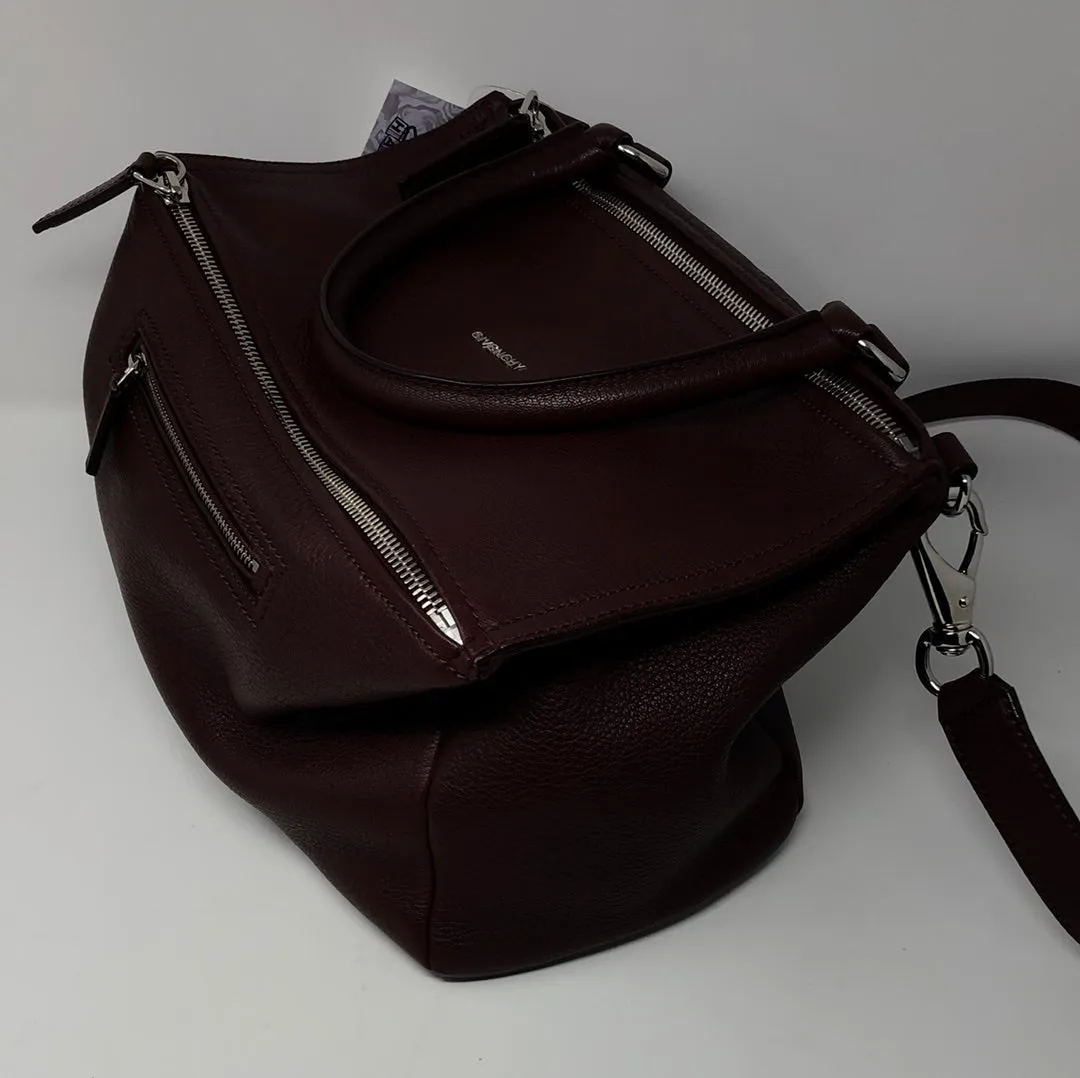 GIVENCHY Medium Burgundy Pandora Bag