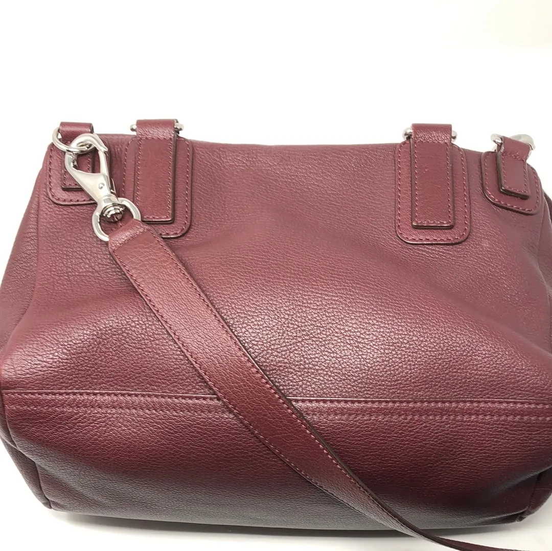 GIVENCHY Medium Burgundy Pandora Bag