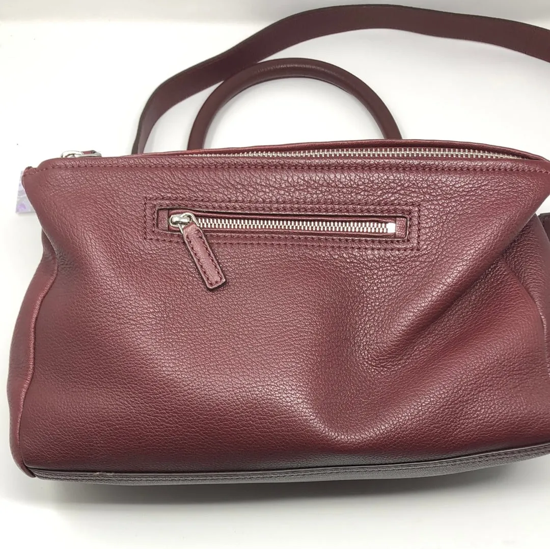 GIVENCHY Medium Burgundy Pandora Bag