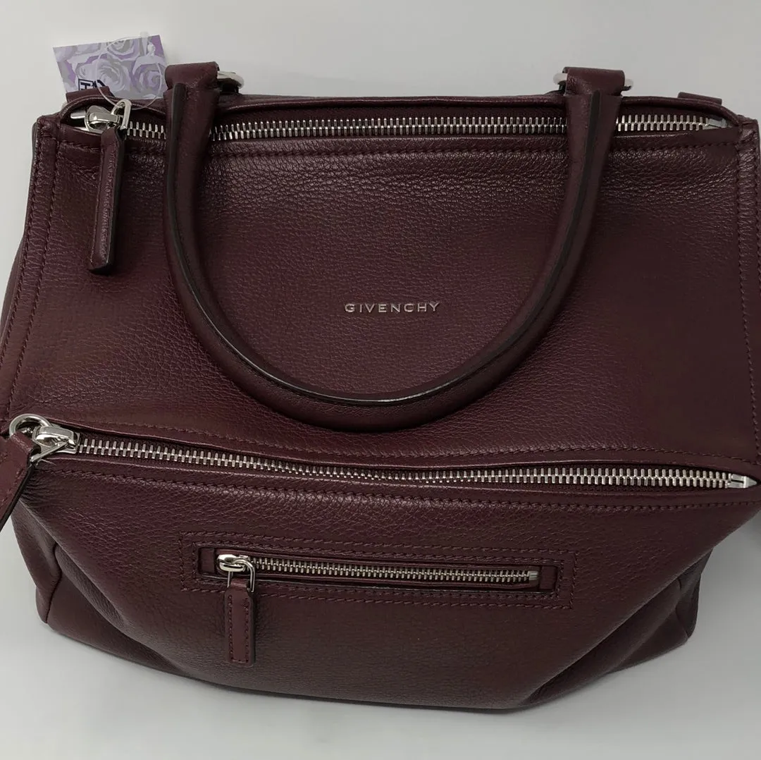 GIVENCHY Medium Burgundy Pandora Bag