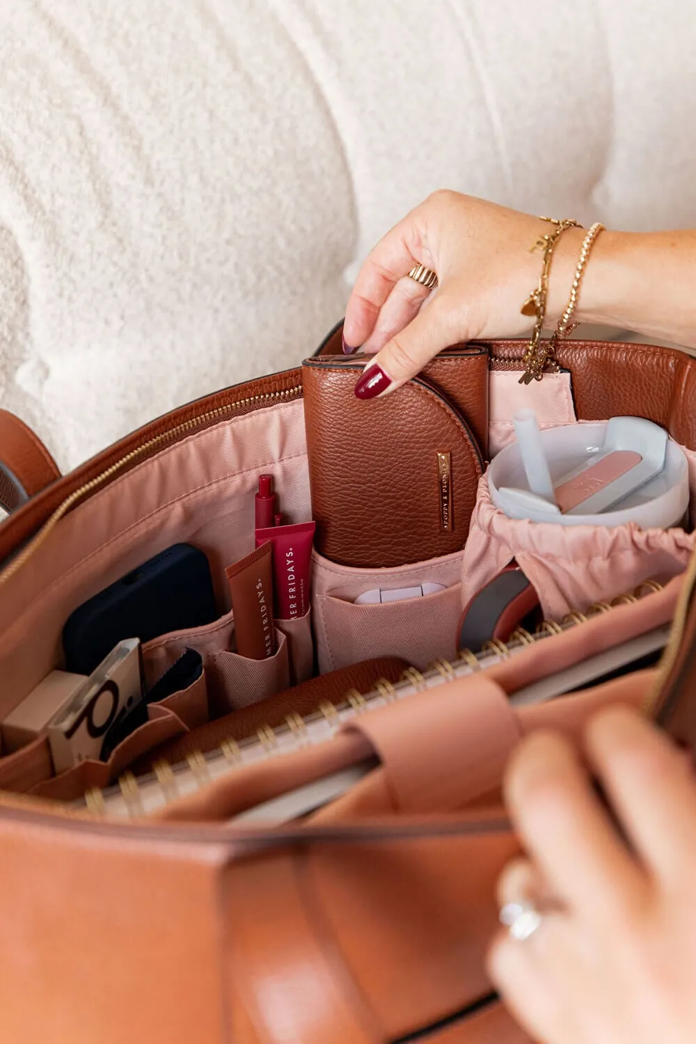 GO-GETTER TOTE chestnut