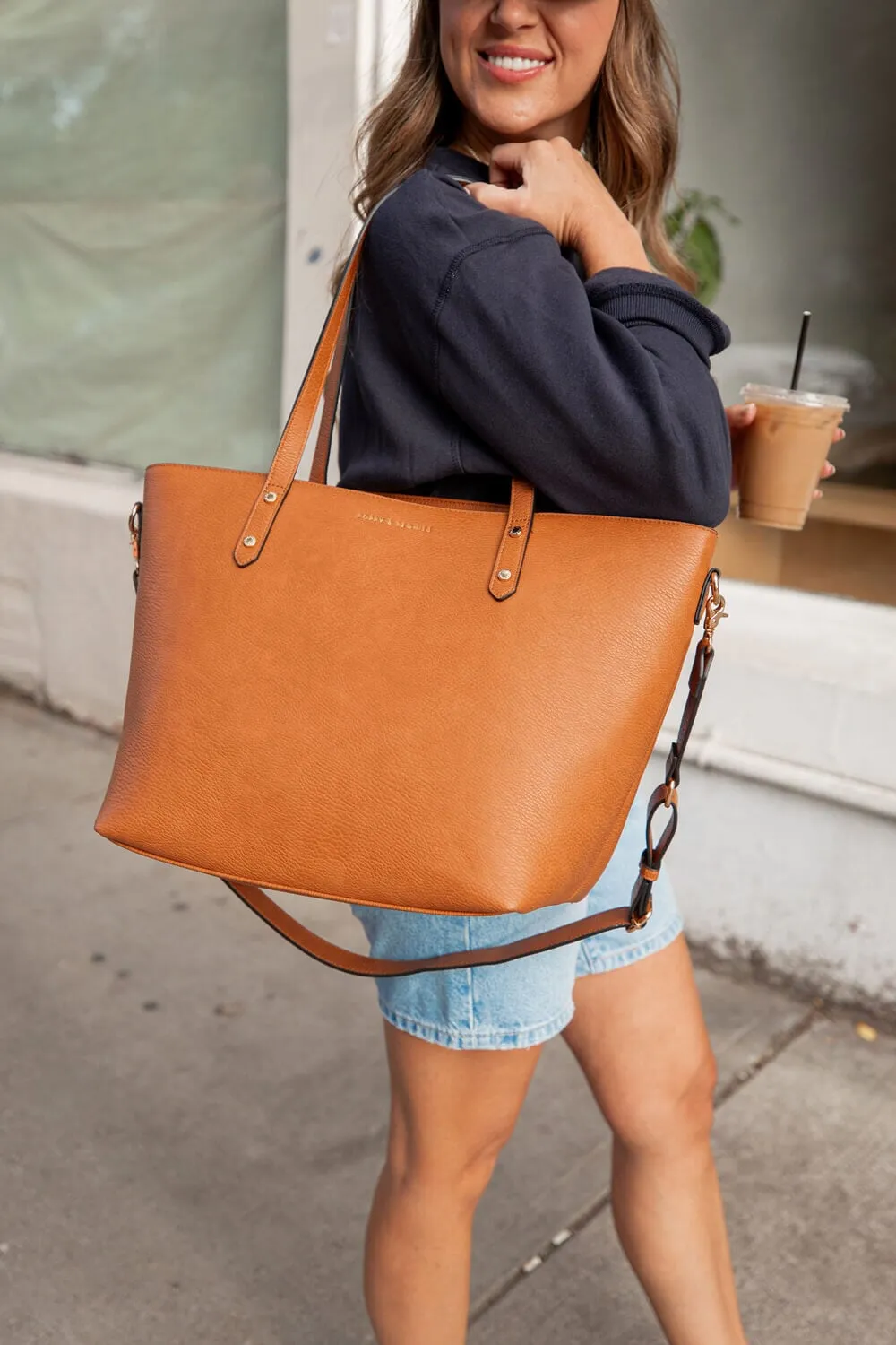 Go-Getter Tote Cognac