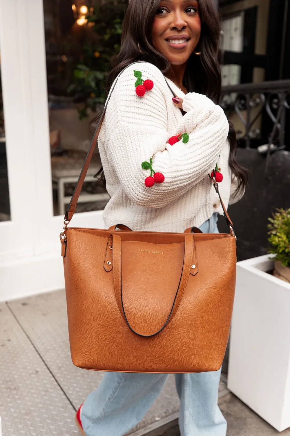 Go-Getter Tote Cognac