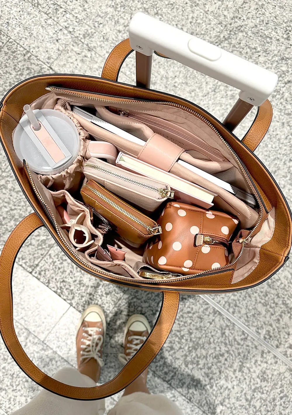 Go-Getter Tote Cognac