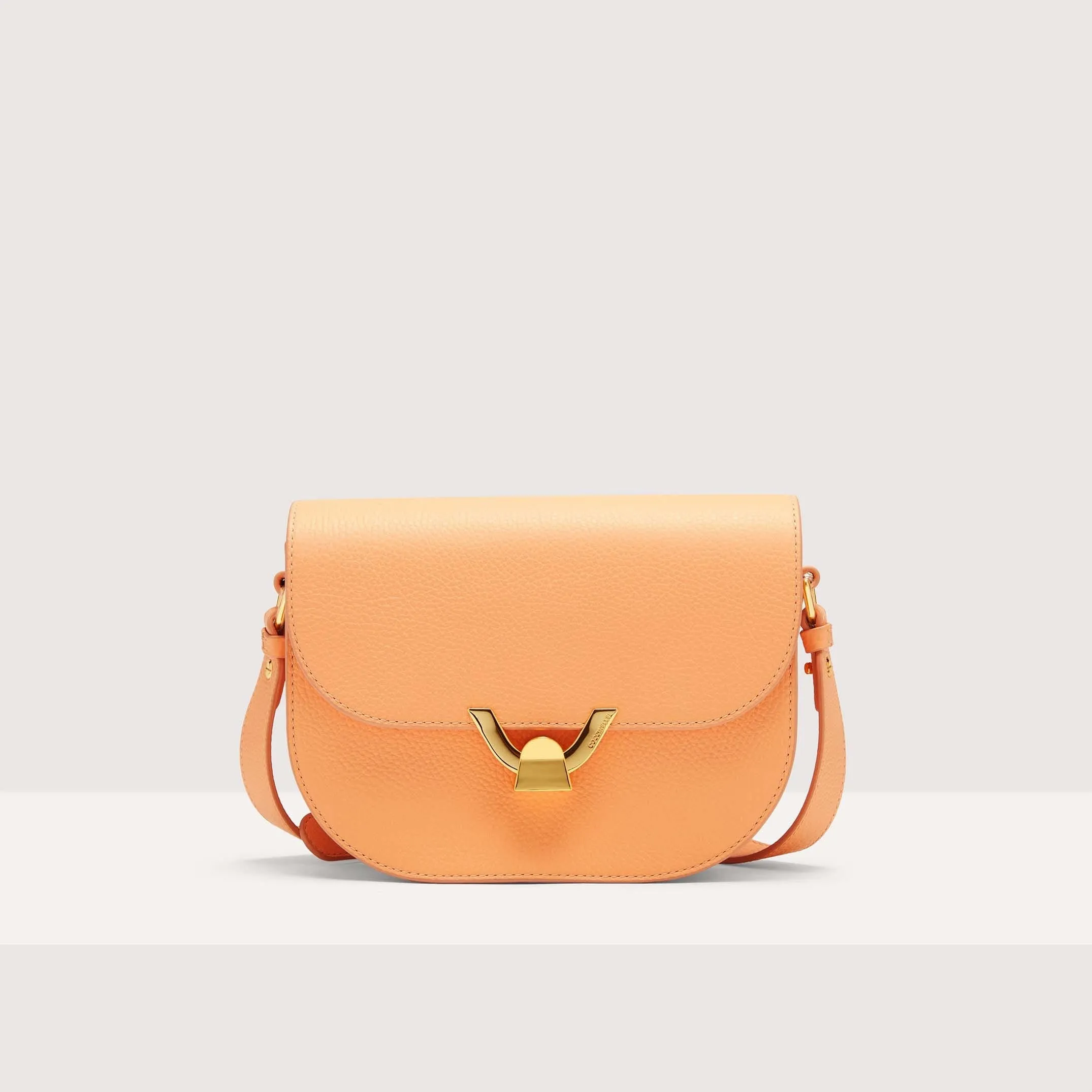Grained Leather Crossbody Bag Dew Small