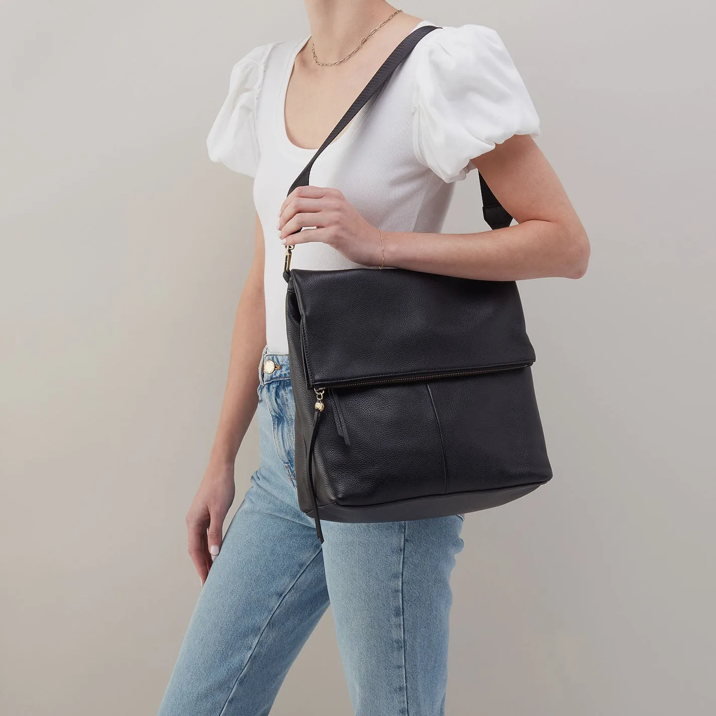 Grant Backpack In Pebbled Leather - Black